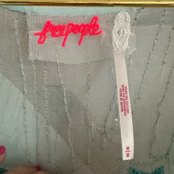 Free People Blue Esme Embellished Maxi Dress - Picture 6 of 7